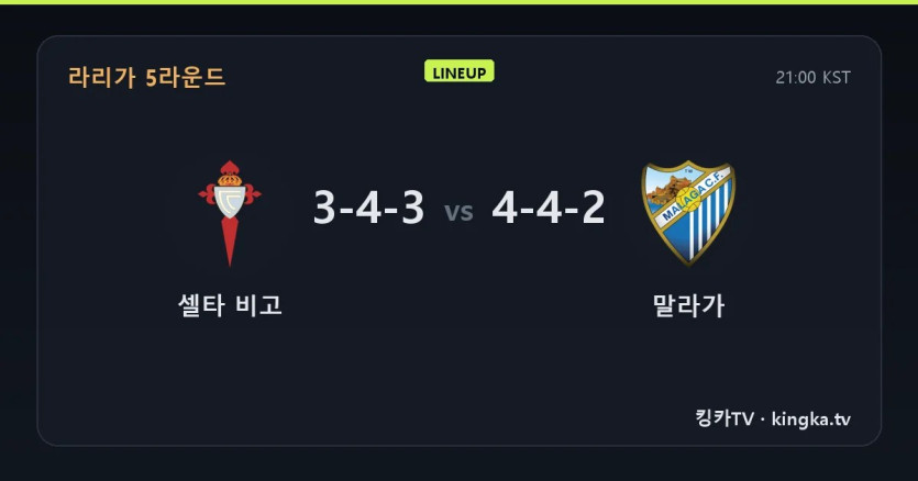 셀타 비고 vs 말라가